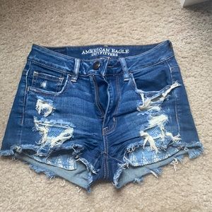american eagle jean shorts